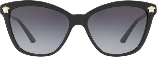 Versace VE4313 GB1/8G 57mm Butterfly Sunglasses Black/Gray Gradient Lens