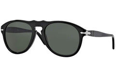 Persol Sunglasses PO 0649 95/31 54mm Black / Green Crystal Lens