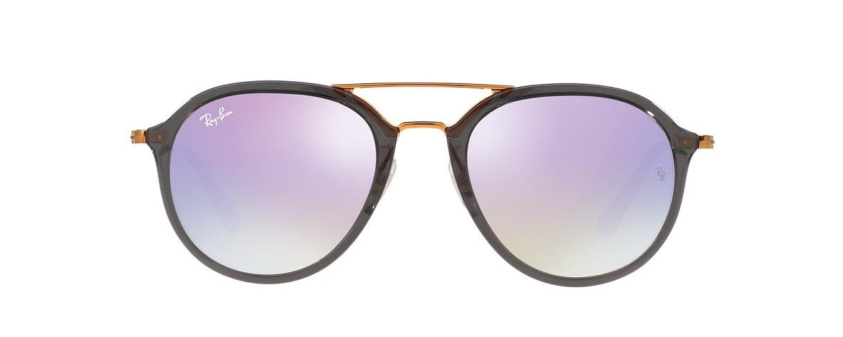 Ray-Ban RB4253 62377X Sunglasses 53mm Transparent Grey / Lilac Gradient Mirror