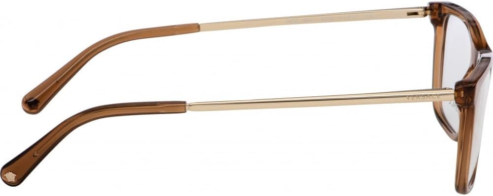 Versace Eyeglasses VE3301 5028 54mm Transparent Brown / Demo Lens