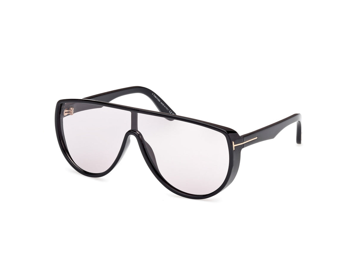 Tom Ford Achilles Sunglasses FT1182 01A 138mm Black / Smoke Lens