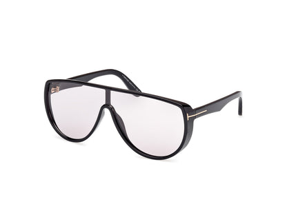 Tom Ford Achilles Sunglasses FT1182 01A 138mm Black / Smoke Lens