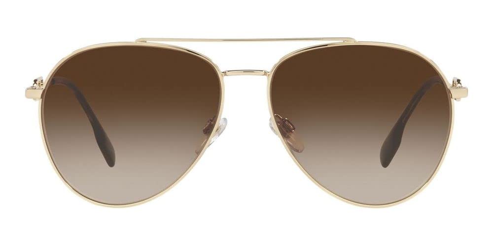 Burberry Sunglasses BE3128 110913 58mm Light Gold / Brown Gradient Lens