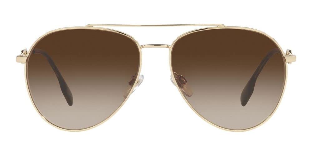 Burberry Sunglasses BE3128 110913 58mm Light Gold / Brown Gradient Lens