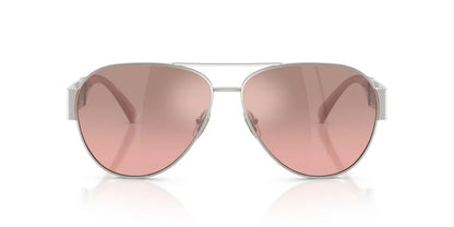 Versace Sunglasses VE2289 10017E 61mm Silver / Pink Mirror Silver Gradient Lens