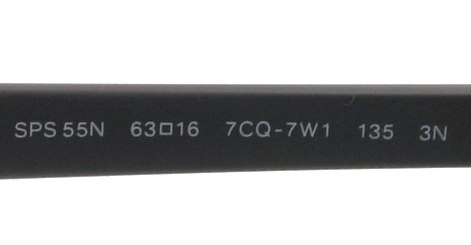 Prada Linea Rossa Sunglasses PS 55NS 7CQ7W1 63mm Gunmetal / Grey Silver Mirror