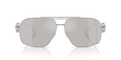 Versace Sunglasses VE2269 10006G 62mm Silver / Light Grey Silver Mirror Lens