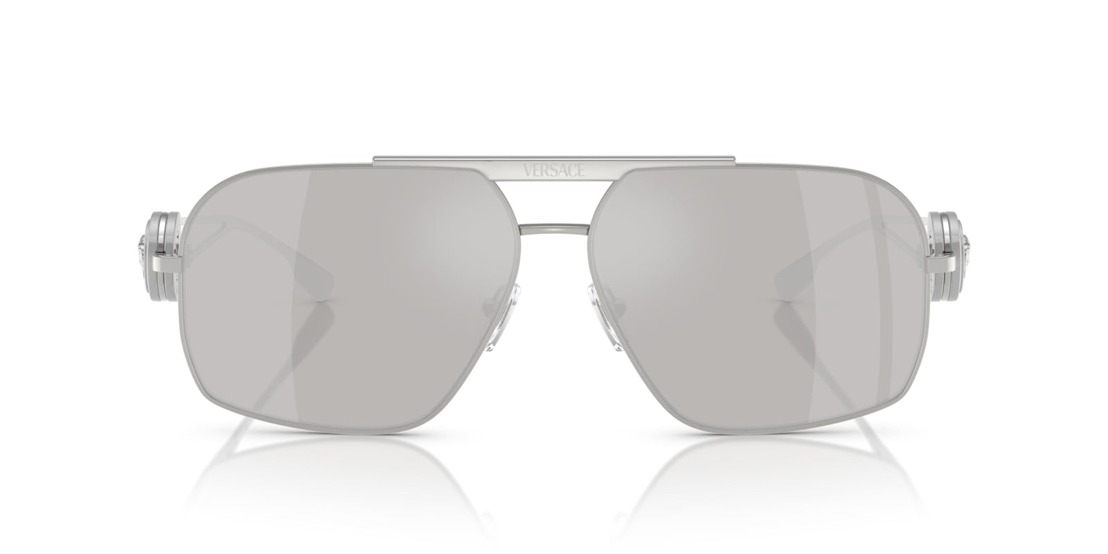 Versace Sunglasses VE2269 10006G 62mm Silver / Light Grey Silver Mirror Lens