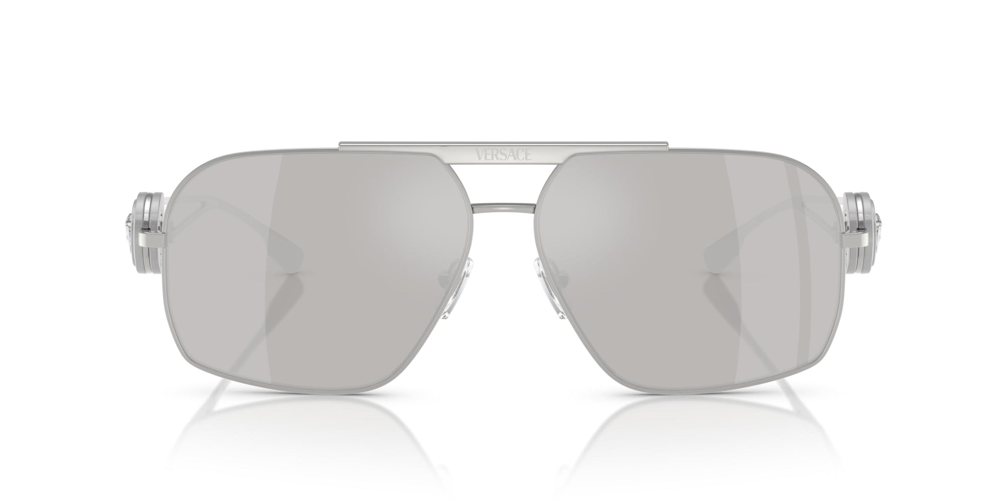 Versace Sunglasses VE2269 10006G 62mm Silver / Light Grey Silver Mirror Lens