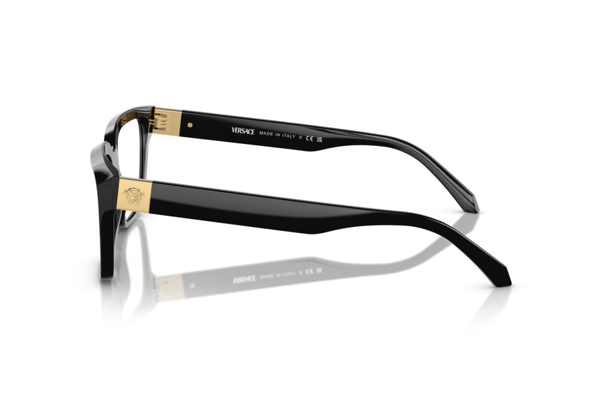 Versace Eyeglasses VE3357 GB1 53mm Black / Demo Lens