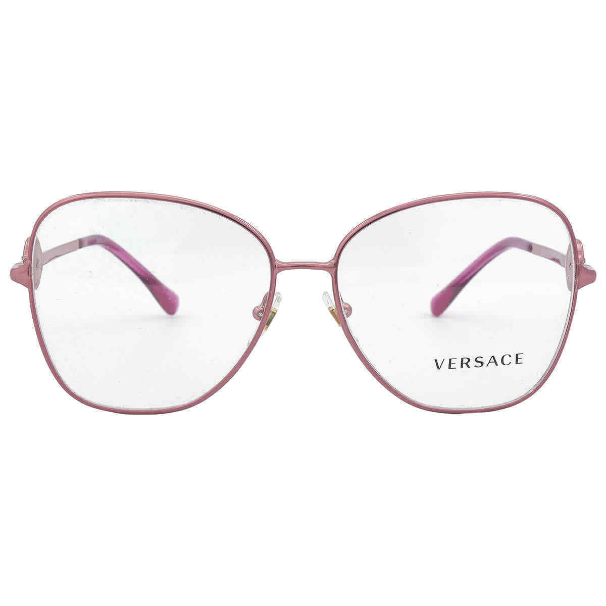 Versace Eyeglasses VE1289 1500 55mm Matallized Pink / Demo Lens