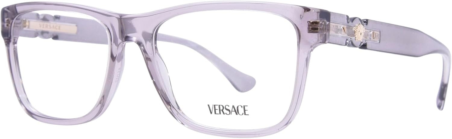 Versace VE3303 593 Eyeglasses 57mm Transparent Grey / Clear Demo Lens
