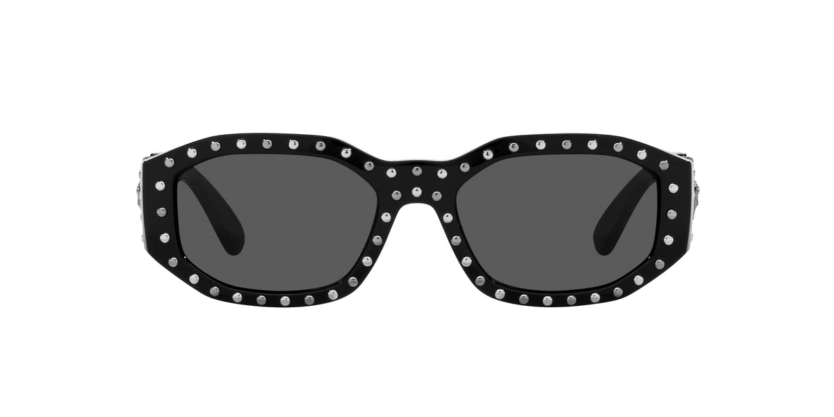 Versace Sunglasses VE4361 539887 53mm Black / Dark Grey Lens