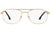 Versace Eyeglasses VE1252 1428 55mm Gold / Demo Lens