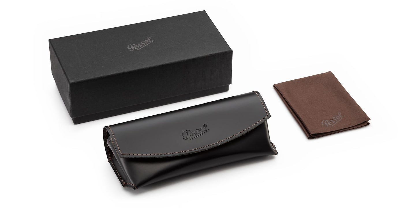 Persol Sunglasses PO 0649 1025/S3 54mm Resina E Sale / Polarized Blue Lens