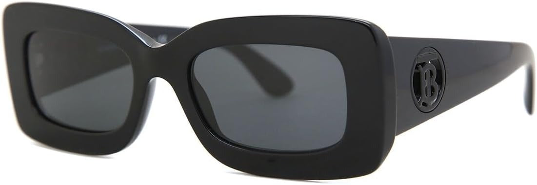 Burberry Sunglasses BE4343 300187 52mm Black / Dark Grey Lens