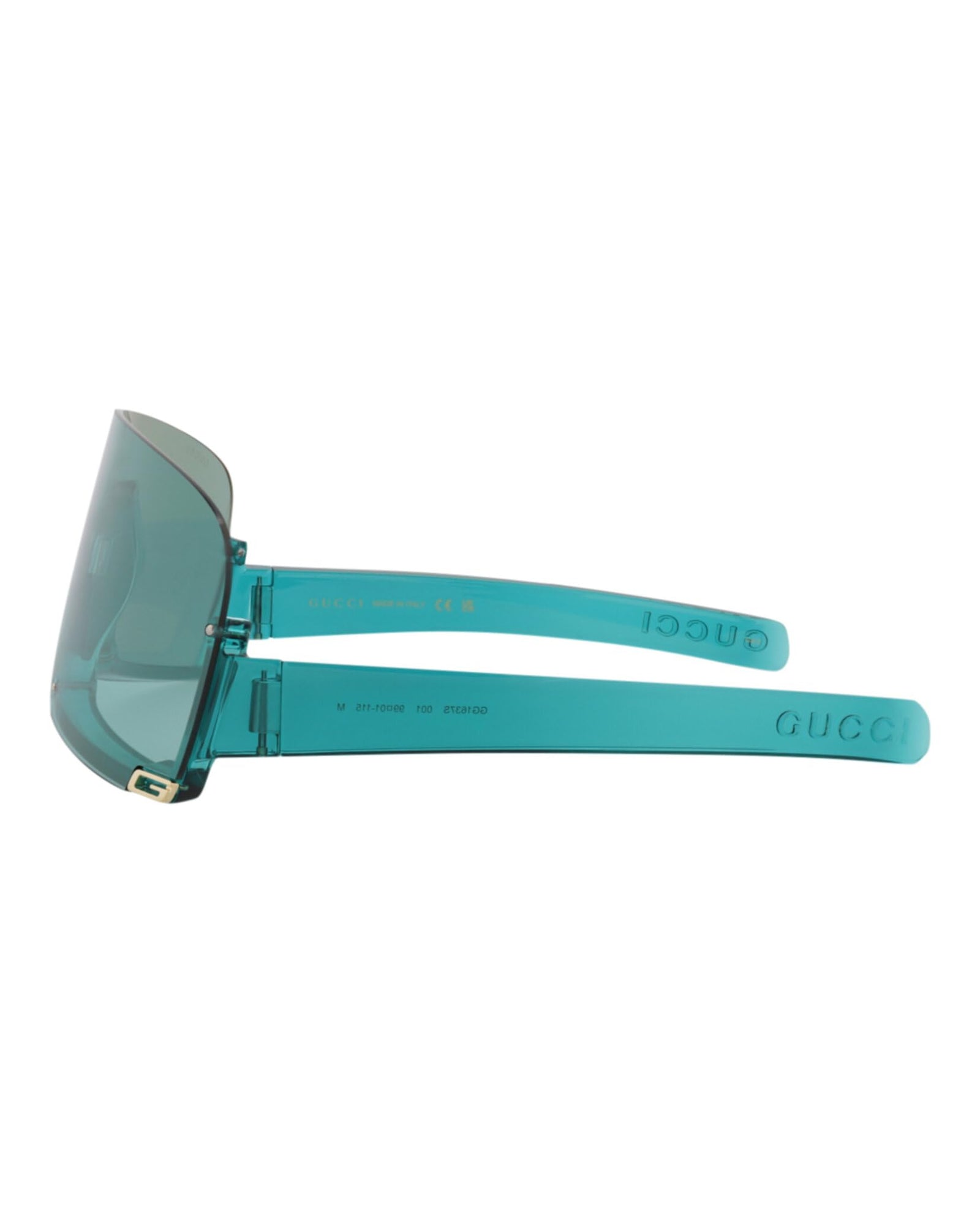 Gucci Sunglasses GG1637/S 001 Light Blue / Light Blue Green Lens