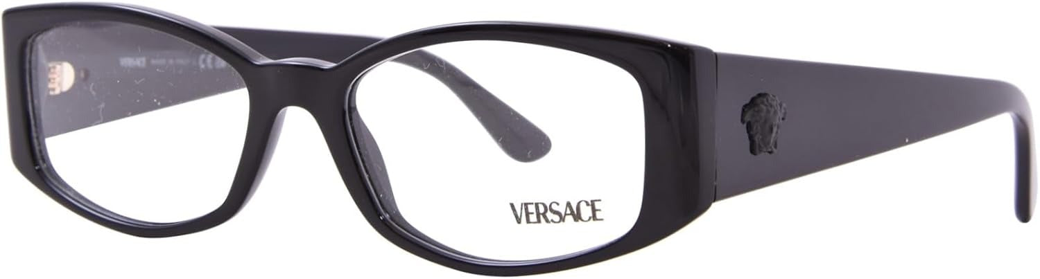 Versace Eyeglasses VE3343 GB1 52mm Black / Demo Lens