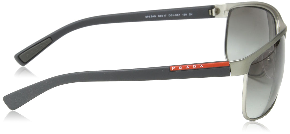 Prada Sport Sunglasses PS54QS DG10A7 63mm Gunmetal / Grey Gradient Lens