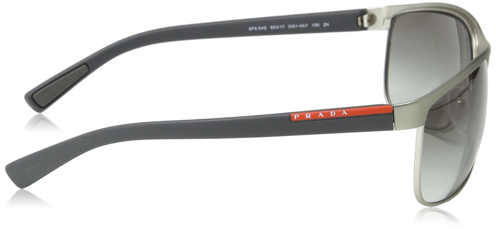 Prada Sport Sunglasses PS54QS DG10A7 63mm Gunmetal / Grey Gradient Lens