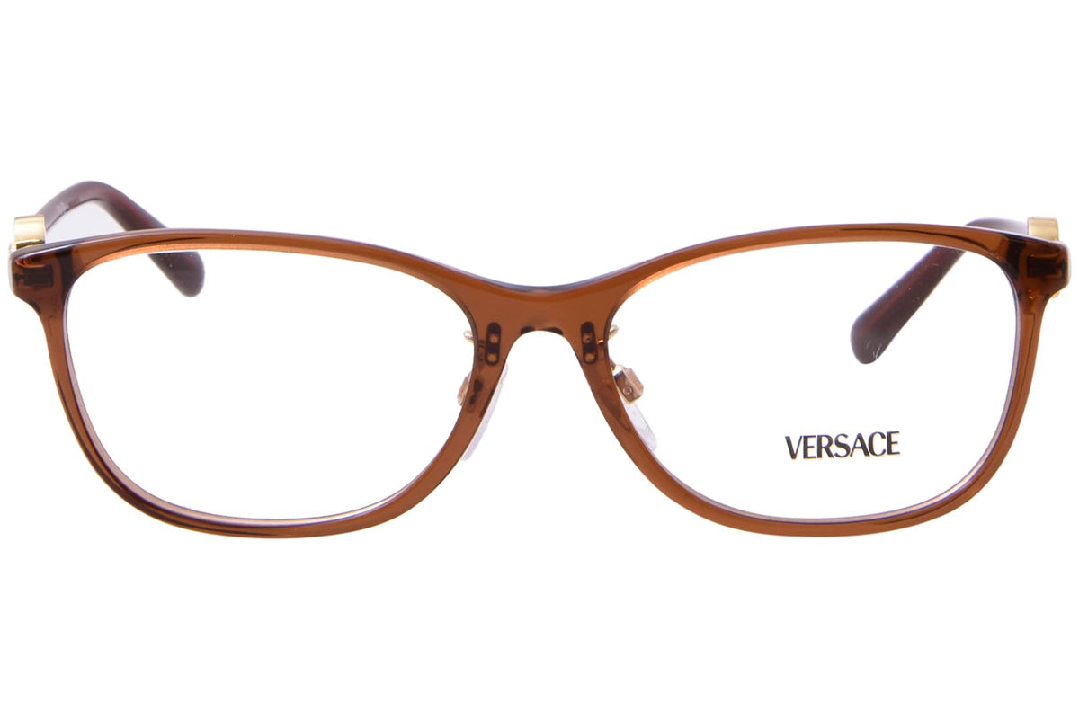 Versace Eyeglasses VE3297D 5324 55mm Transparent Brown / Demo Lens