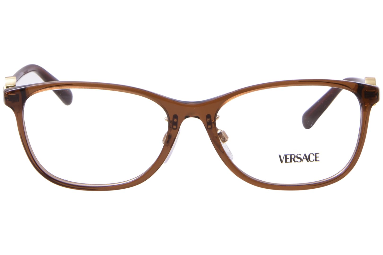 Versace Eyeglasses VE3297D 5324 55mm Transparent Brown / Demo Lens