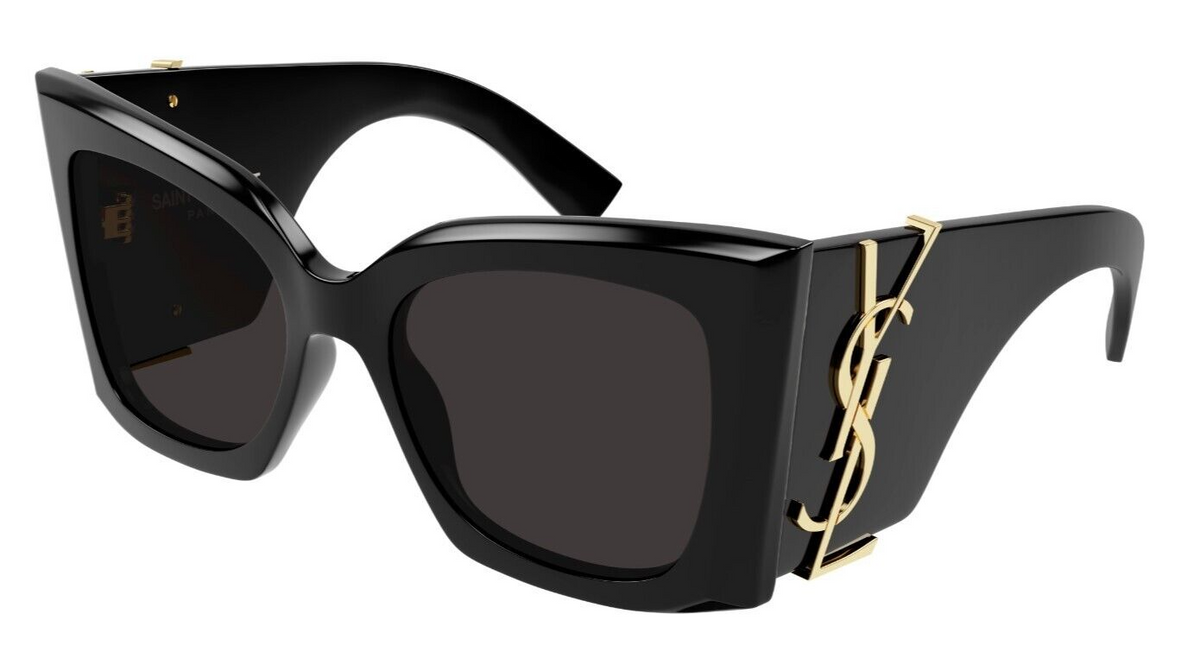 Saint Laurent Blaze Sunglasses SL M119 001 54mm Black / Dark Grey Lens