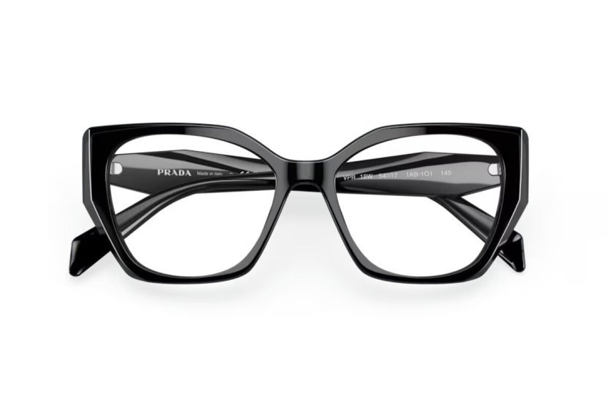 Prada Eyeglasses PR 18WV 1AB 1O1 54mm Black / Demo Lens