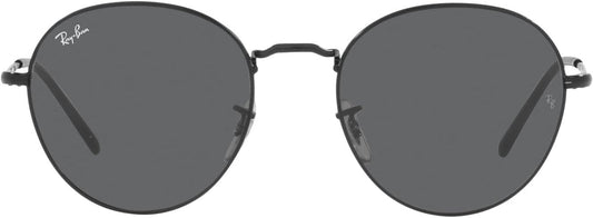 Ray-Ban RB3582 002/B1 DAVID Sunglasses 53mm Black / Dark Grey Solid Lens