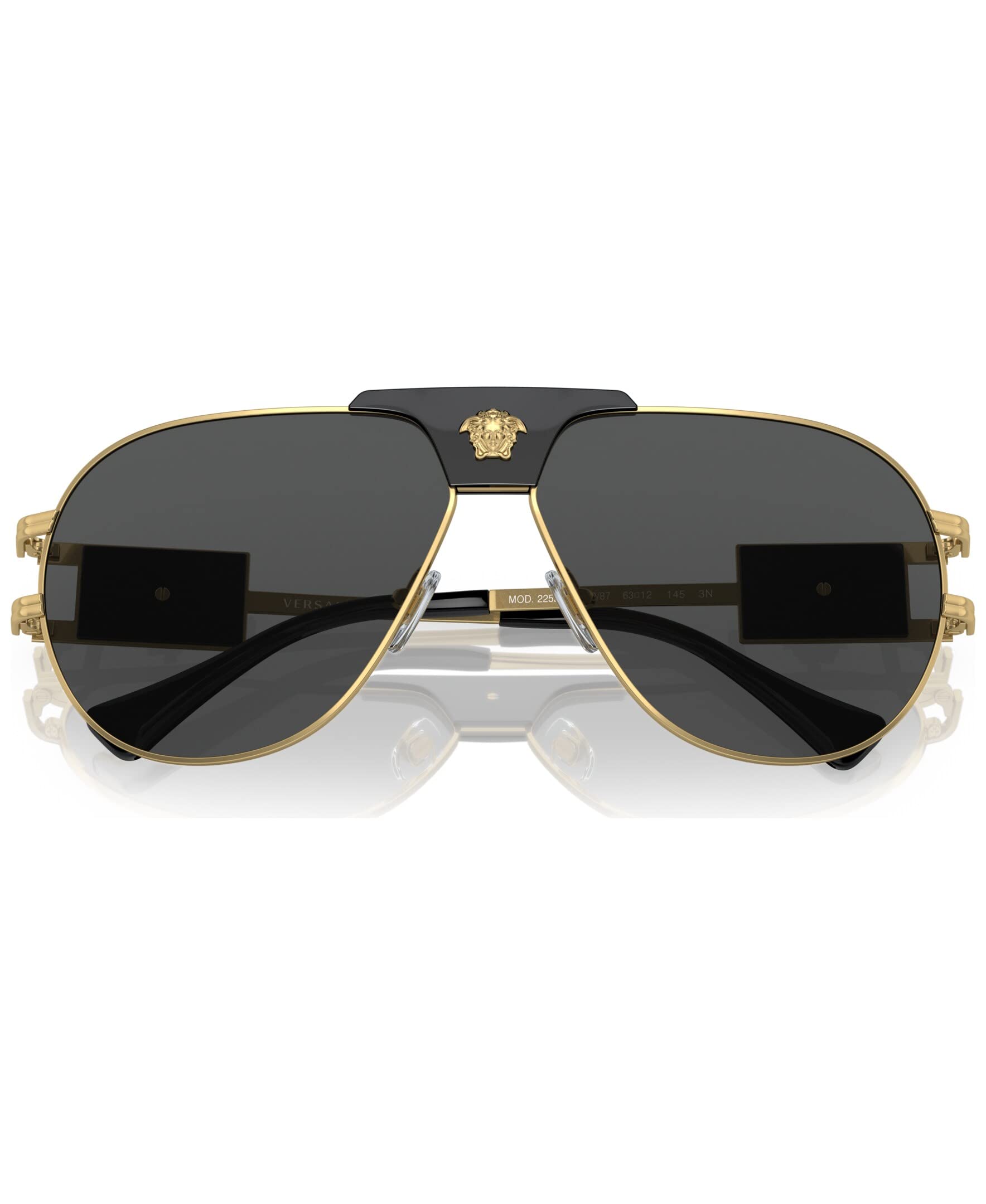 Versace Sunglasses VE2252 100287 63mm Gold / Dark Grey Lens