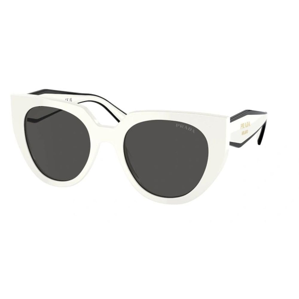 Prada Sunglasses PR14WS 1425S0 52mm Talc / Dark Grey Lens