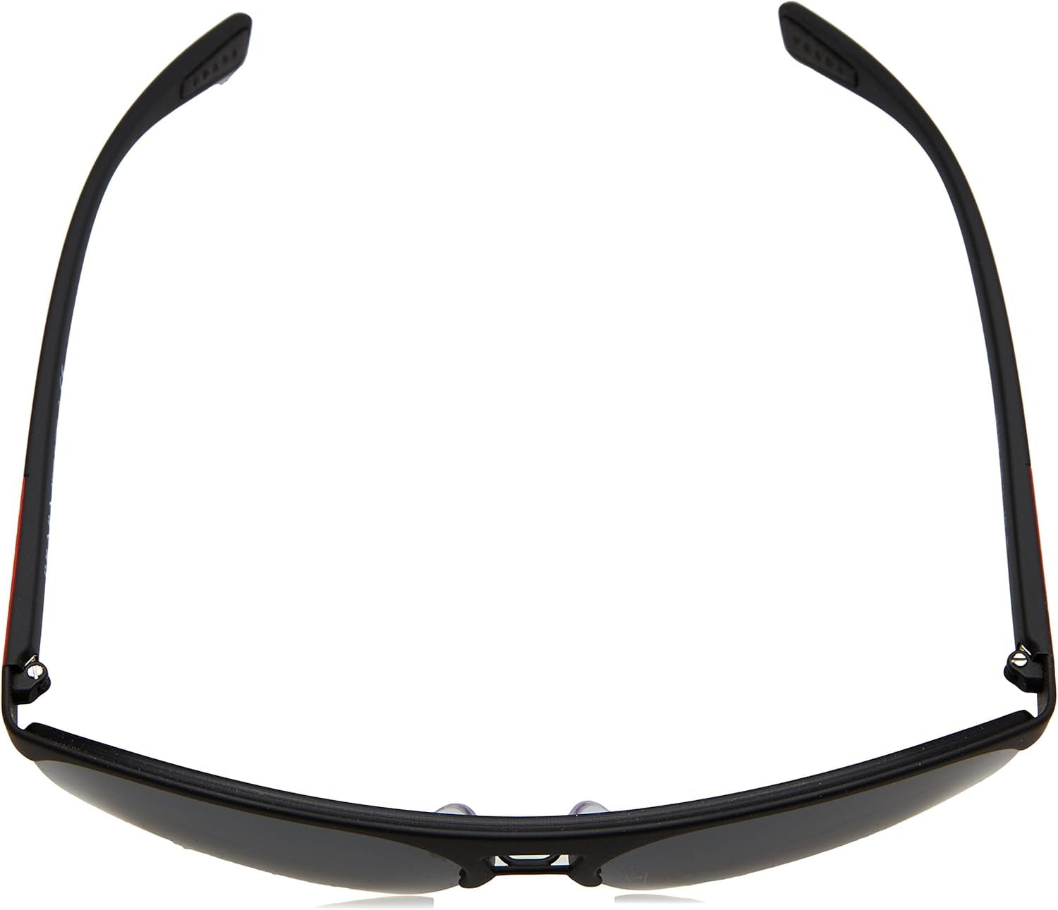 Prada Sport PS53QS DG01A1 Sunglasses Black Rubber / Dark Grey Lens