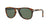 Persol Folding Sunglasses PO714 108-58 54mm Havana / Polarized Green Lens