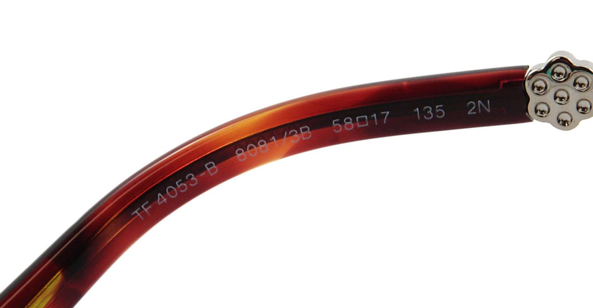 Tiffany &amp; Co Sunglasses TF4053B 80813B 58mm Red Havana / Brown Gradient Lens