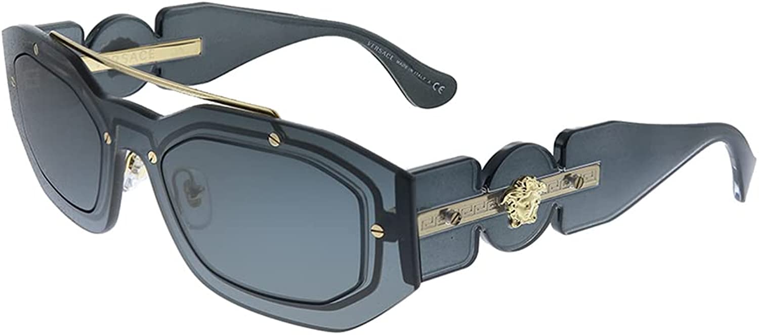 Versace Sunglasses VE2235 100287 51mm Transparent Dark Grey / Dark Grey Lens