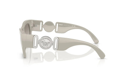 Versace VE4479U 55016V Square Sunglasses 52mm Grey / Grey Mirror Gradient Lens