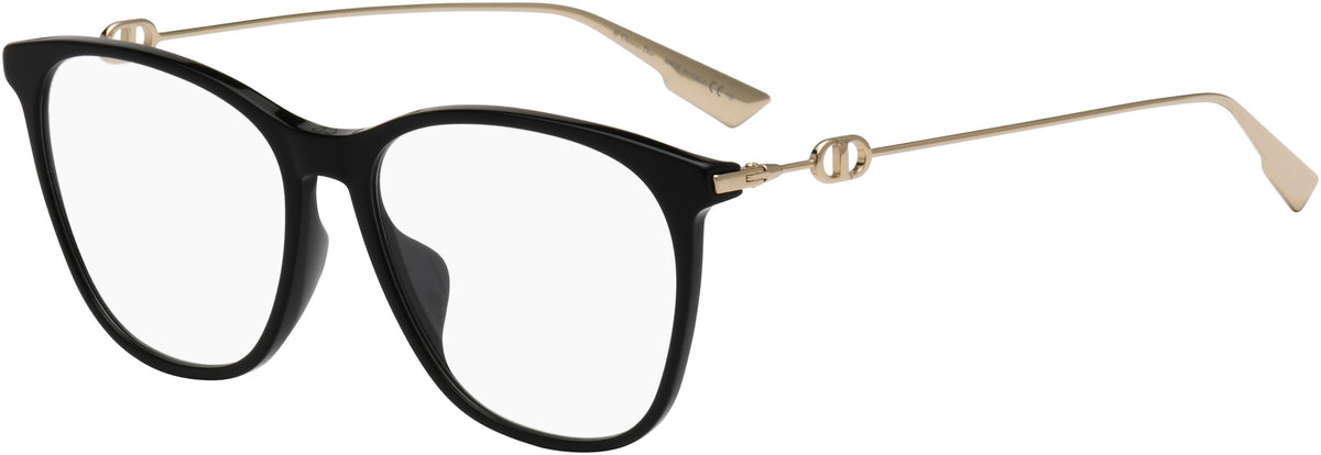 Dior Eyeglasses DIORSIGHTO3 807-00 55mm Black / Demo Lens