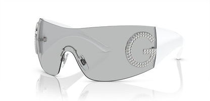 Dolce & Gabbana Sunglasses DG2298B 0687 40mm Light Grey / Light Grey Lens