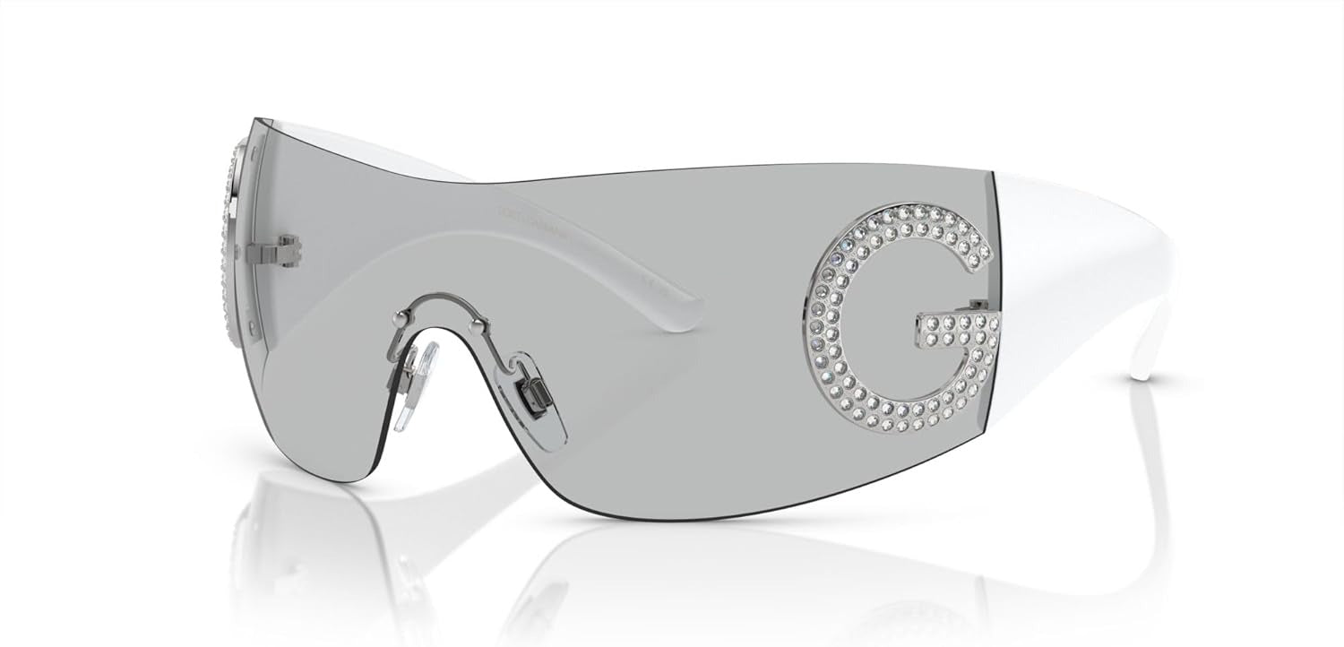 Dolce & Gabbana Sunglasses DG2298B 0687 40mm Light Grey / Light Grey Lens