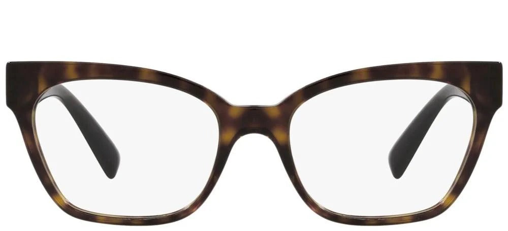 Versace VE3294 108 Eyeglasses 53mm Dark Havana / Clear Demo Lens