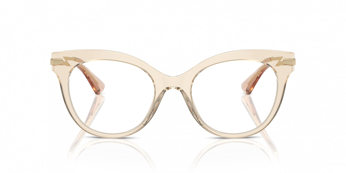Dolce & Gabbana DG3392 3432 Eyeglasses 52mm Transparent Camel / Demo Lens