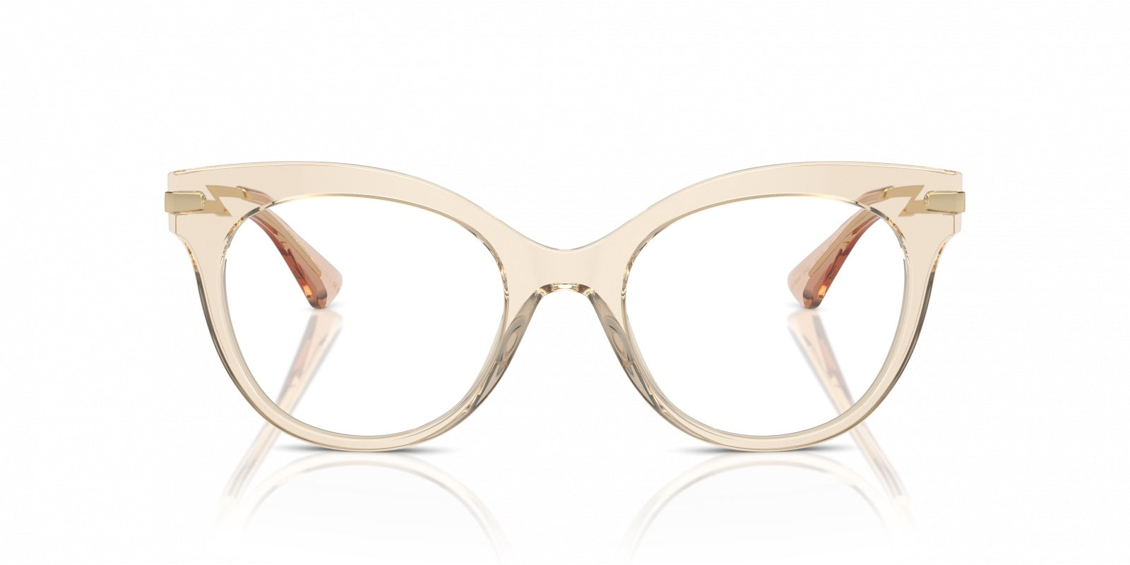 Dolce & Gabbana DG3392 3432 Eyeglasses 52mm Transparent Camel / Demo Lens