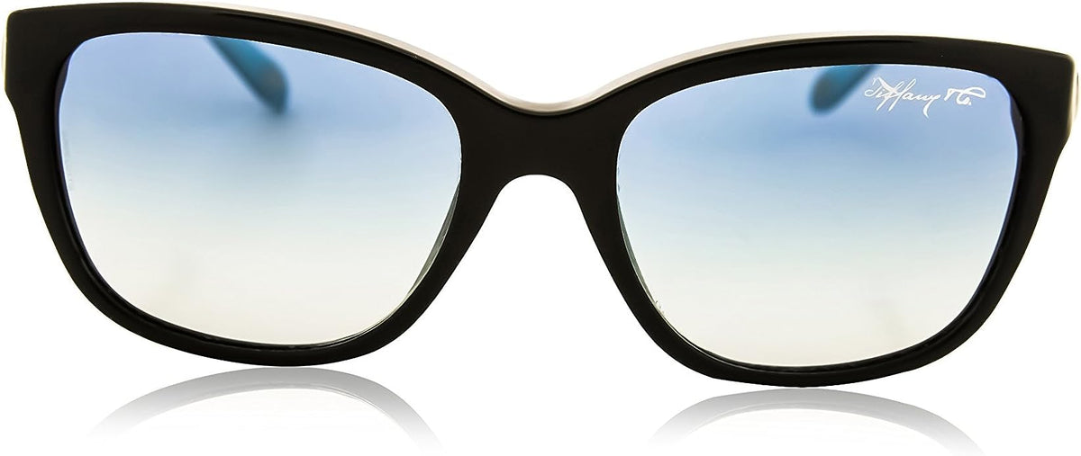 Tiffany &amp; Co Sunglasses TF4083 80014L 56mm Black Azure / Blue Gradient Lens