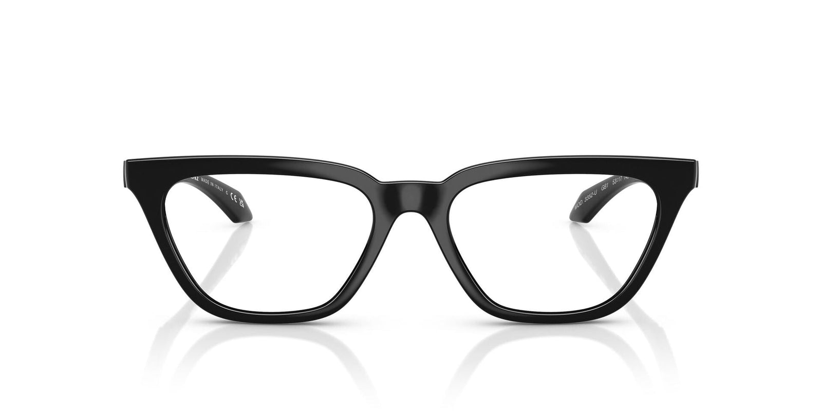 Versace Eyeglasses VE3352U GB1 53mm Black / Demo Lens