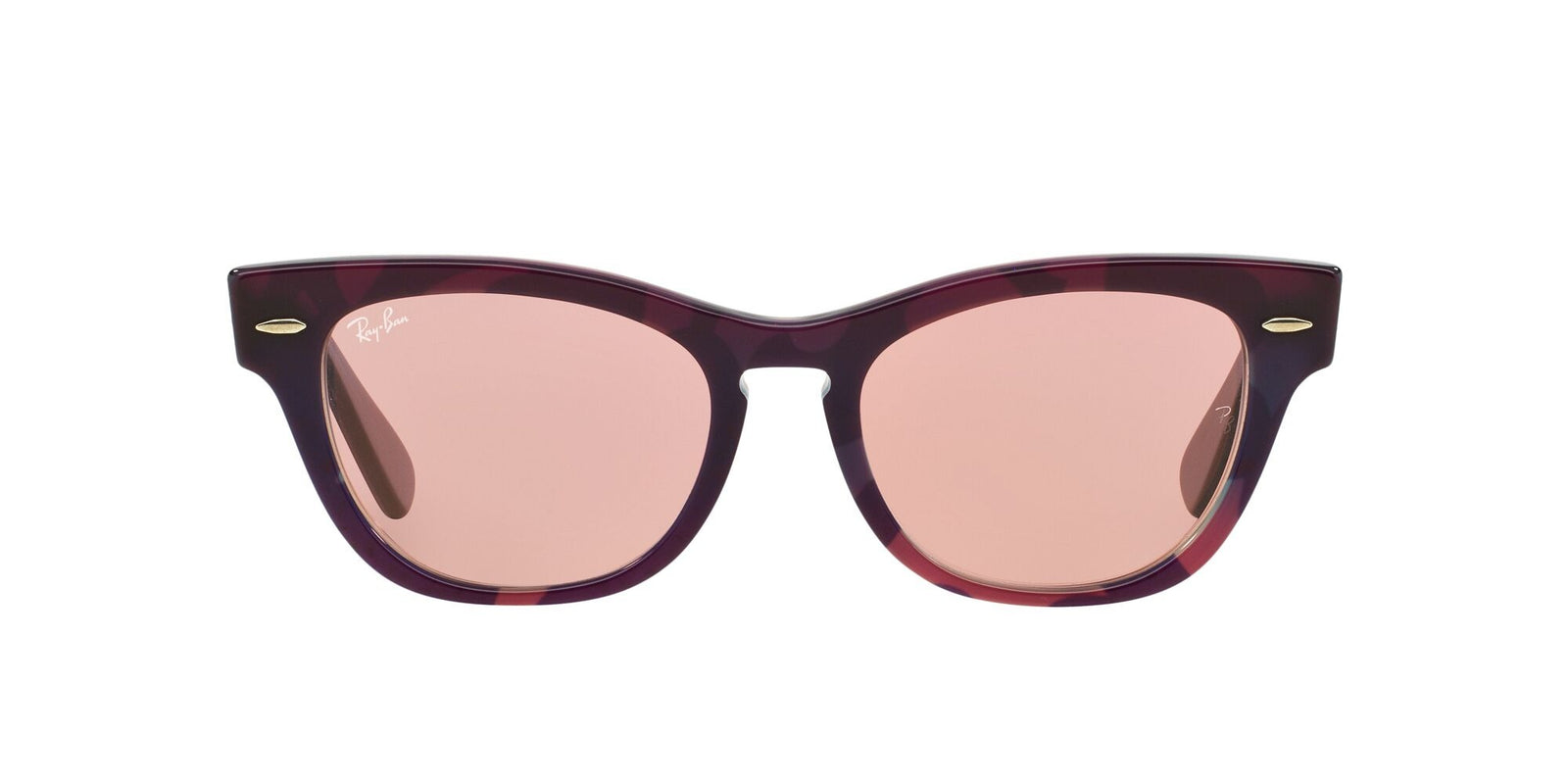 Ray-Ban Laramie RB4169 10794B Sunglasses 53mm Violet Red / Red Lens