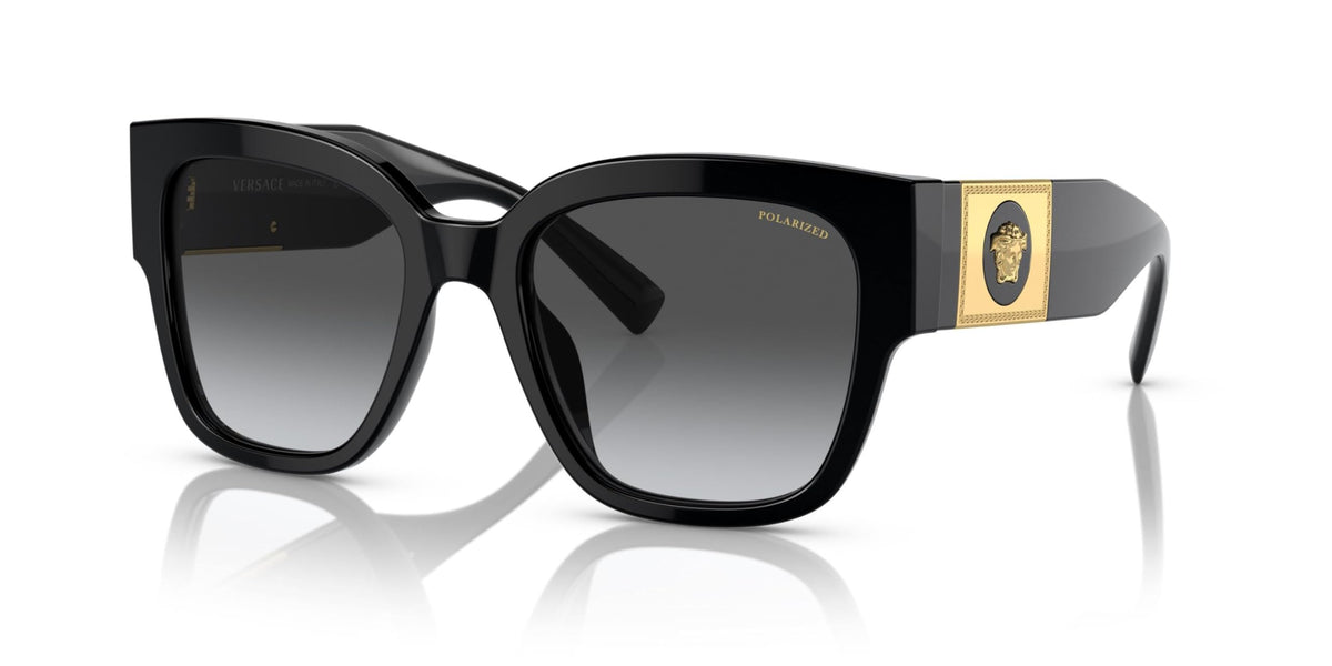 Versace Sunglasses VE4437U GB1T3 54mm Black / Polar Grey Gradient Lens