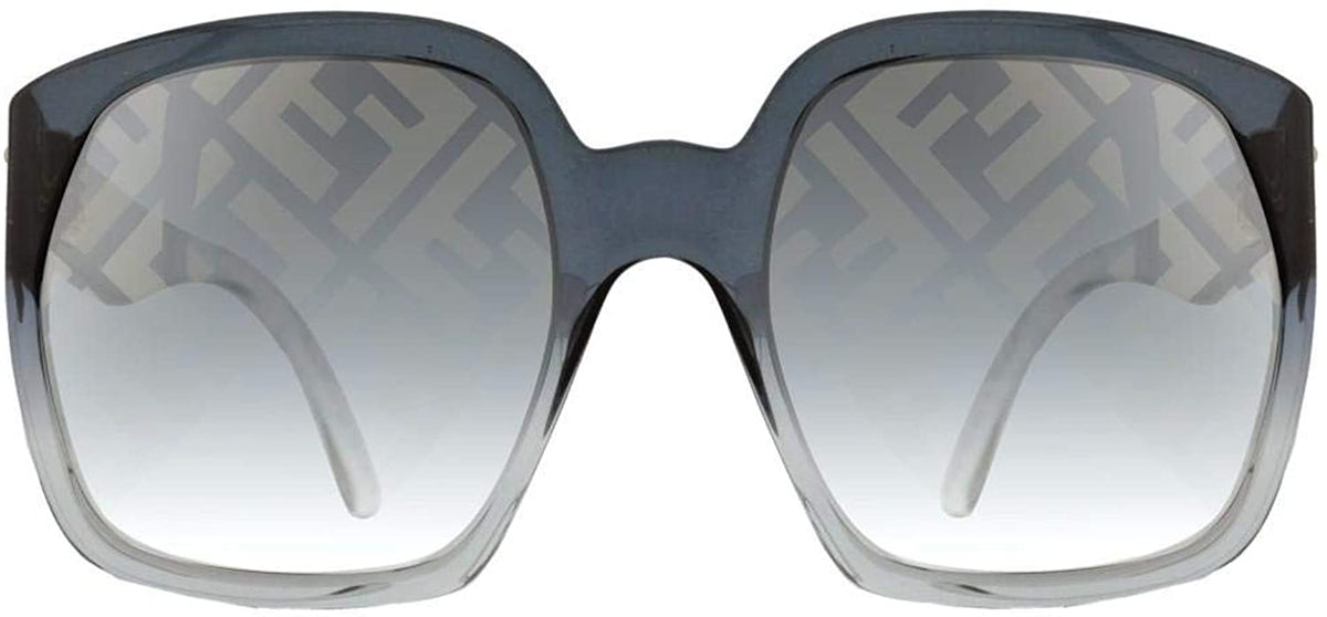 Fendi Sunglasses FF0404S KB7-7Y 58mm Grey Shaded / Grey Decor Lens
