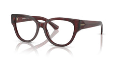 Burberry BE2421 4115 Eyeglasses 51mm Check Red / Clear Demo Lens