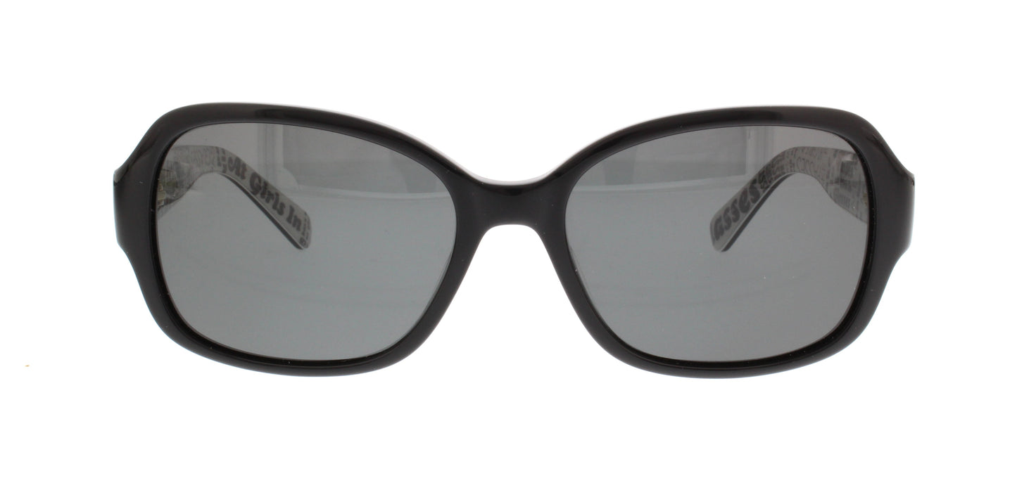 Kate Spade AKIRA/P/S 9KQ/RA Square Sunglasses 54mm Black / Grey Polarized Lens