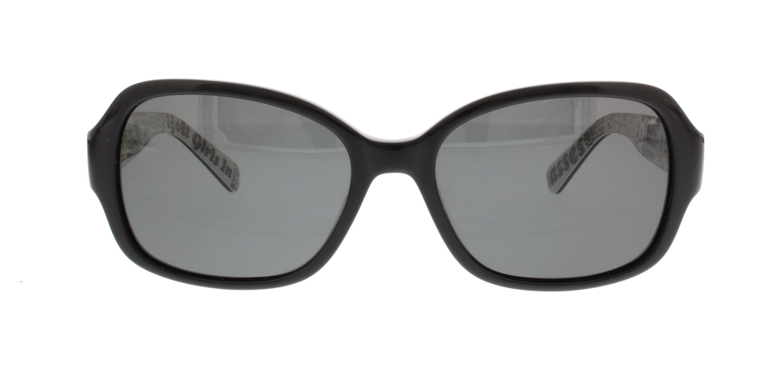 Kate Spade AKIRA/P/S 9KQ/RA Square Sunglasses 54mm Black / Grey Polarized Lens